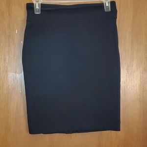 Black pencil skirt